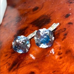 Gray-Toned/Clear Sabika Dangle Earring